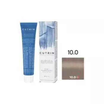 Крем-краситель для окрашивания волос Cutrin Aurora Demi Permanent, тон 10.0 натуральный блондин, 60 мл