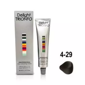 Крем-краска для окрашивания волос Constant Delight, Delight Trionfo 4-29, средне-коричневый, пепельно-фиолетовый, 60 мл