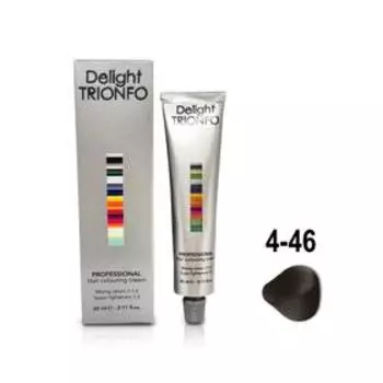 Крем-краска для окрашивания волос Constant Delight Delight Trionfo 4-46 средне-коричневый бежево-шоколадный, 60 мл