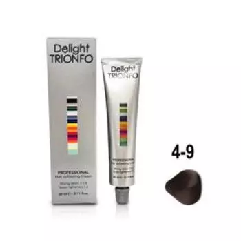 Крем-краска для окрашивания волос Constant Delight Delight Trionfo 4-9 средне-коричневый фиолетовый, 60 мл