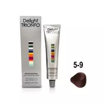 Крем-краска для окрашивания волос Constant Delight, Delight Trionfo 5-9, светло-коричневый фиолетовый, 60 мл