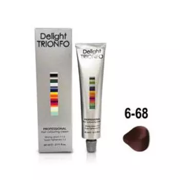 Крем-краска для окрашивания волос Constant Delight Delight Trionfo 6-68 тёмно-русый шоколадно-красный, 60 мл