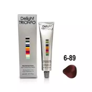 Крем-краска для окрашивания волос Constant Delight, Delight Trionfo 6-89, тёмно-русый, красно-фиолетовый, 60 мл