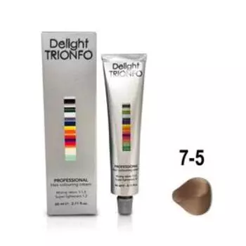 Крем-краска для окрашивания волос Constant Delight Delight Trionfo 7-5 средне-русый золотистый, 60 мл