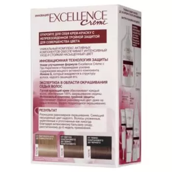 Крем-краска для волос L'Oreal Excellence Creme, тон 9.1, очень светло-русый пепельный