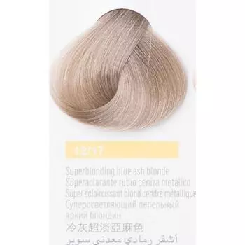 Крем-краска Lakme Collage Clair, тон 12/17 Суперосветлитель белокурый пепельно-металлический, 60 мл