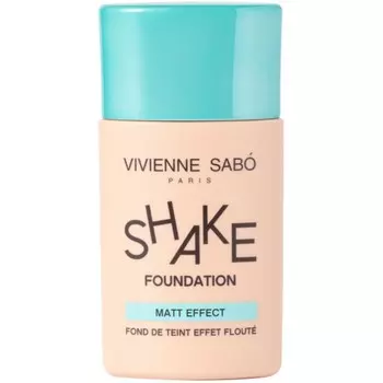 Крем тональный Vivienne Sabo Shakefoundation matt, матирующий, тон 02 бежевый