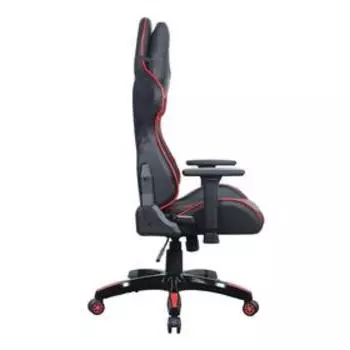 Кресло игровое BRABIX "GT Carbon GM-120", две подушки, экокожа, черное/красное, 531931 544849