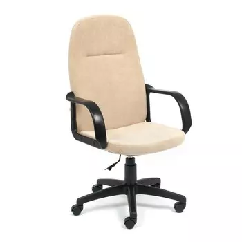 Кресло офисное для работы LEADER 7, 6204701110(1210) мм, флок, цвет бежевый
