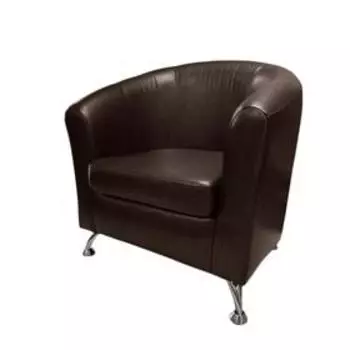 Кресло «Во», 820680760 мм, экокожа, цвет teos dark brown