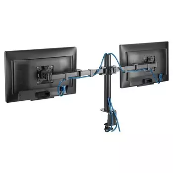Кронштейн для монитора Hama FM 2 Arms 118494, до 15 кг, 13-35", настольный, поворот наклон, чёрный