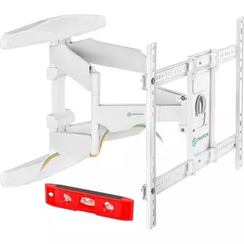 Кронштейн для телевизора Onkron M6L белый 40"-75" макс.45кг настенный поворот и наклон