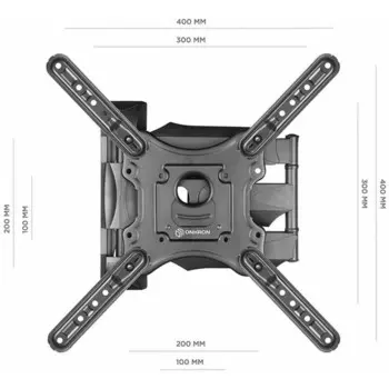 Кронштейн для телевизора Onkron NP40 черный 32"-65" макс.35кг настенный поворот и наклон