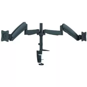Кронштейн Ultramounts UM 703,для 2-х мон-ов,газлифт,наклон-поворот,13"-27",до 2х9 кг,черный
