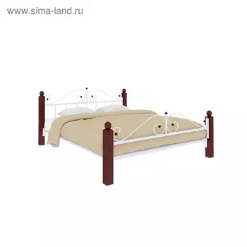 Кровать «Диана Люкс Плюс», 12002000 мм, металл, цвет белый