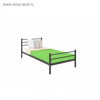 Кровать «Милана Мини Плюс», 8001900 мм, металл, цвет чёрный