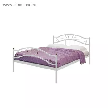 Кровать «Надежда Плюс», 16002000 мм, металл, цвет белый