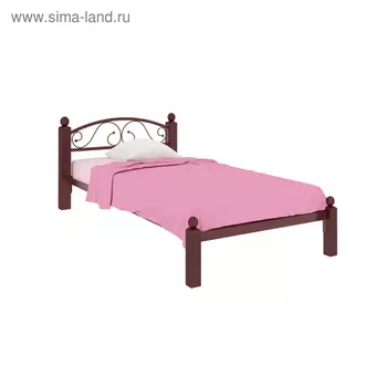 Кровать «Вероника Мини Люкс», 8002000 мм, металл, цвет коричневый