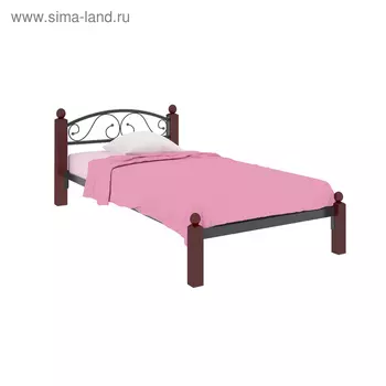 Кровать «Вероника Мини Люкс», 8002000 мм, металл, цвет чёрный