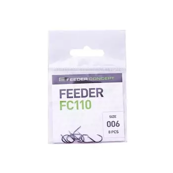Крючки FC FEEDER сер. FC110 разм.006 8шт.