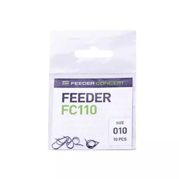 Крючки FC FEEDER сер. FC110 разм.010 10шт.
