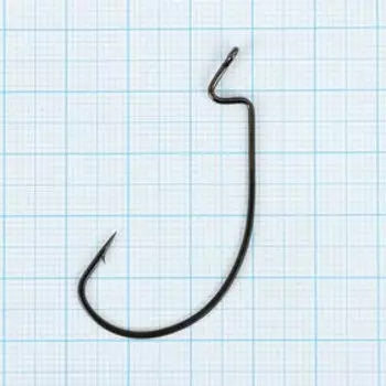 Крючки офсетные YUGANA Wide range worm, № 3/0, 3 шт.
