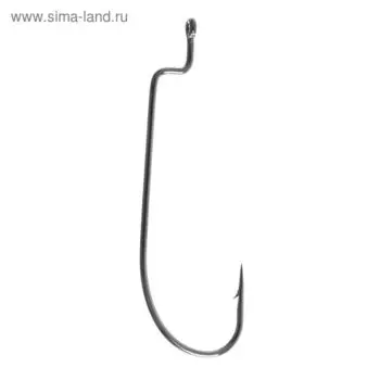Крючки "Волжанка", серия Offset Worm, № 1/0, 5 шт.