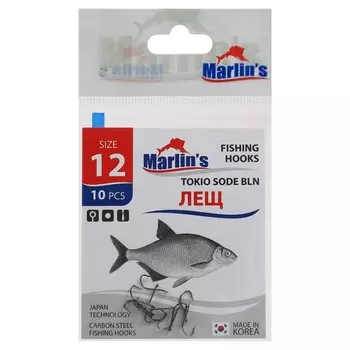 Крючок Marlin's ЛЕЩ TOKIO SODE BLN №12 , 10 шт.