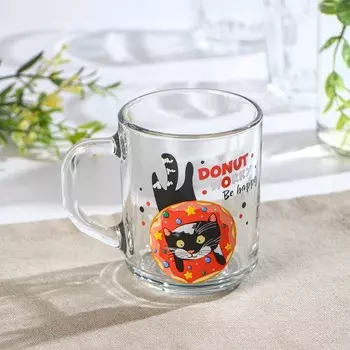 Кружка «Green tea. Donut Worry», 200 мл