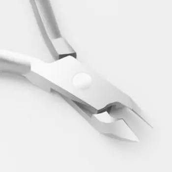 Кусачки маникюрные для кутикулы SILVER STAR, пружинное соединение, 10 см, длина лезвия - 5 мм, на блистере, цвет серебристый, АТ-940