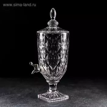 Диспенсер для напитков Magistro «Восторг», 3 л, 171750 см, стекло