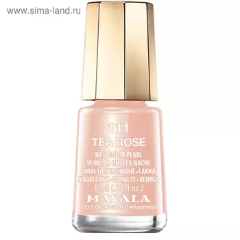 Лак для ногтей Mavala, тон 111 Tea Rose