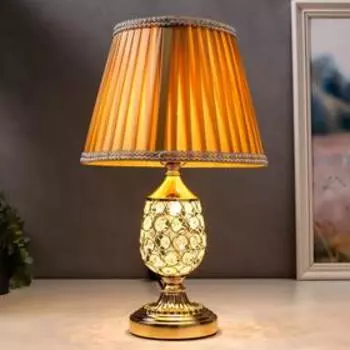 Лампа настольная 16433/1GD Е27 40 Вт золото 252541 см RISALUX