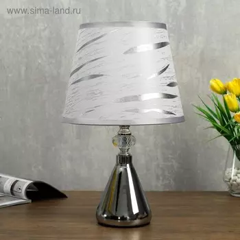 Лампа настольная 58082/1 140 Вт Е27 хром 202035 см RISALUX
