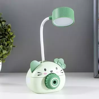 Лампа настольная «Дели» LED 2 режима 2 Вт USB зеленый 11.7712 см RISALUX