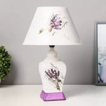 Лампа настольная керамика «Лаванда» Е14 25W 220 В 37.52525 см RISALUX