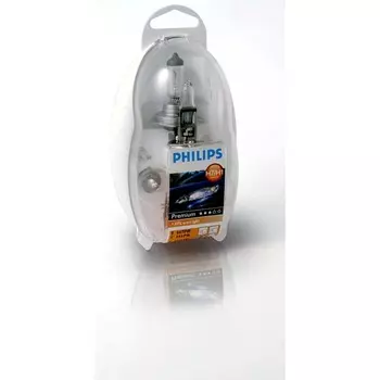Лампа Philips H1 12 В, 55W (P14,5s) + H7 12 В, 55W (PX26d) (55017) 55475EKKM