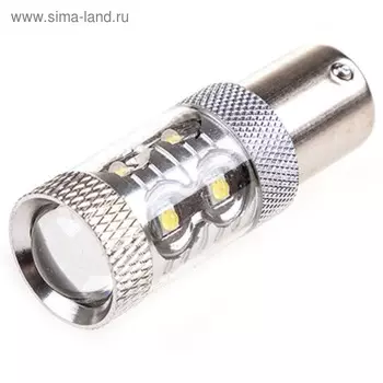 Лампа светодиодная S25(P21W), 12В 12 диодов, с цоколем Skyway,, S08201257