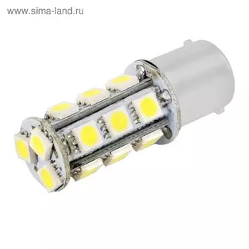Лампа светодиодная Skyway S25 (P21W), 12 В, 18 SMD с цоколем, S08201048