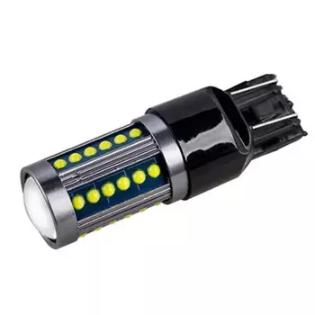 Лампа светодиодная, SKYWAY, T20, (W21/5W), 12-24V, 10 COB диодов, 2-конт, белая