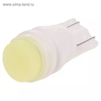 Лампа светодиодная Skyway T10 (W5W), 12 В, 1 диод без цоколя, фарфор, S08201260
