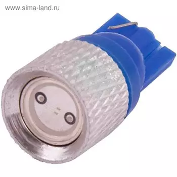 Лампа светодиодная Skyway T10 (W5W), 12 В, 1 SMD диод, EXTRA LIGHT, без цоколя, радиатор