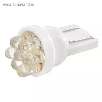 Лампа светодиодная Skyway T10 (W5W), 12 В, 7 диодов, без цоколя, S08201128