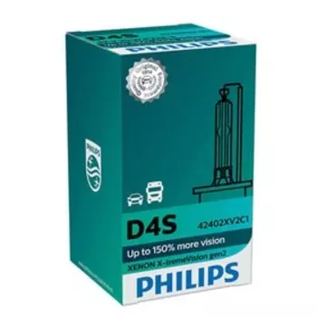 Лампа ксеноновая Philips X-tremeVision, D4S, 42 В, 35 Вт, P32d-5