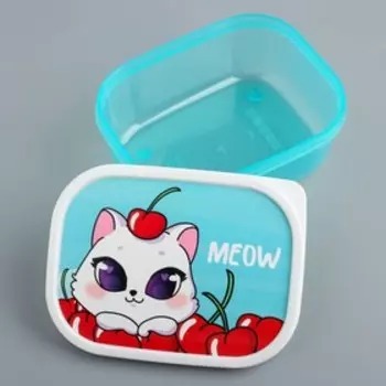 Ланч - бокс прямоугольный Meow, 500 мл