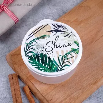 Ланч - бокс круглый Shine, 500 мл