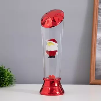 Лава лампа «Дед мороз» LED 3хААА, USB красный 6.5823.7 см