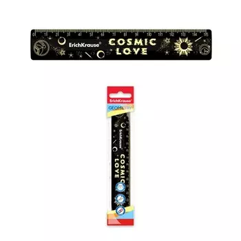 Линейка 15 см дизайн ErichKrause Magic Sky, во флоупаке (stars)