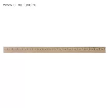 Линейка деревянная 40 см, Эдельвейс (штрих-код)