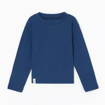 Лонгслив детский KAFTAN Blueberry, размер 30 (98-104 см)